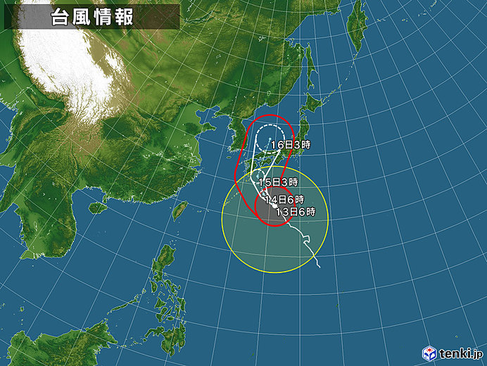 13日 台風10号「超大型」 接近前から強風・大雨(気象予報士 白石 圭子