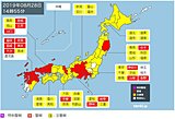 佐賀・福岡・長崎の大雨特別警報は警報に切り替わる