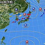 あす11日　関東　雨のち秋の空気