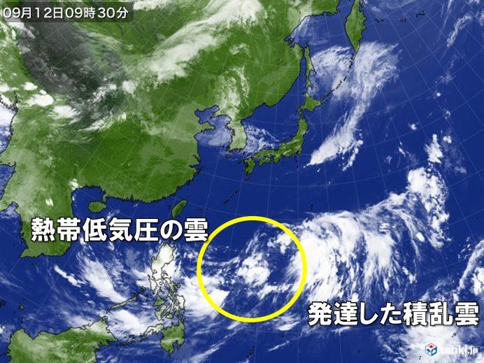 フィリピンの東で台風発生へ