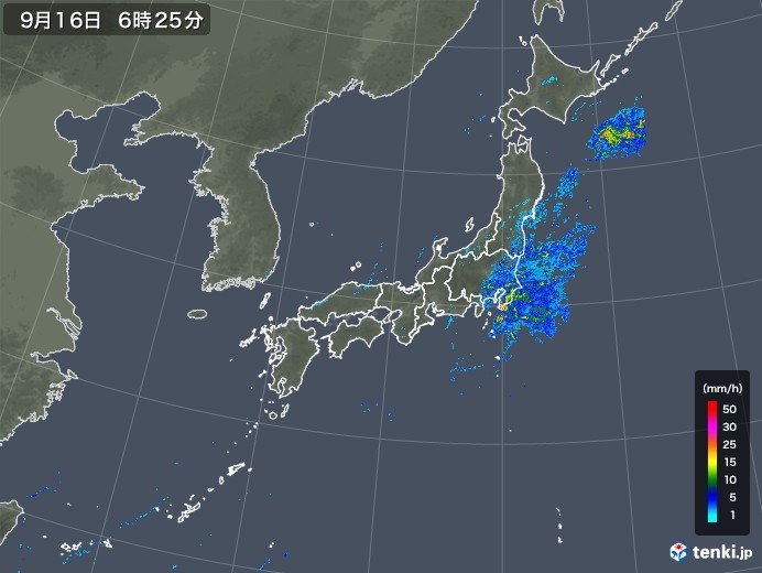 きょうの天気　関東～北海道