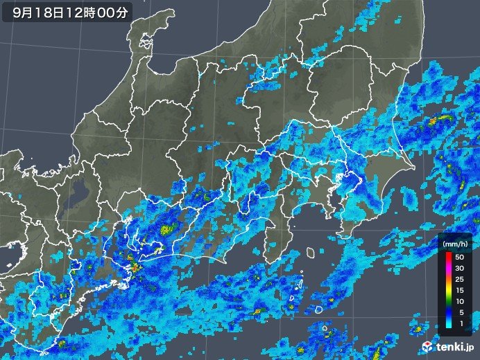 午後は雨の範囲広がる　台風15号の被災地は注意を