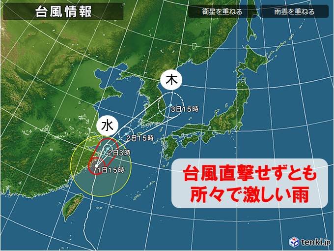 台風18号の進路は
