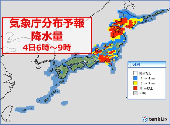 北・東日本　夜にかけても大雨　都心のピークは朝