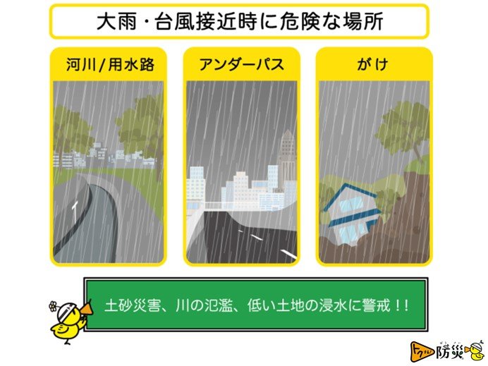 台風接近時の外出は危険!　やってはいけないリスト3つ