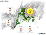 東海　11日は過ごしやすい　朝はヒンヤリ