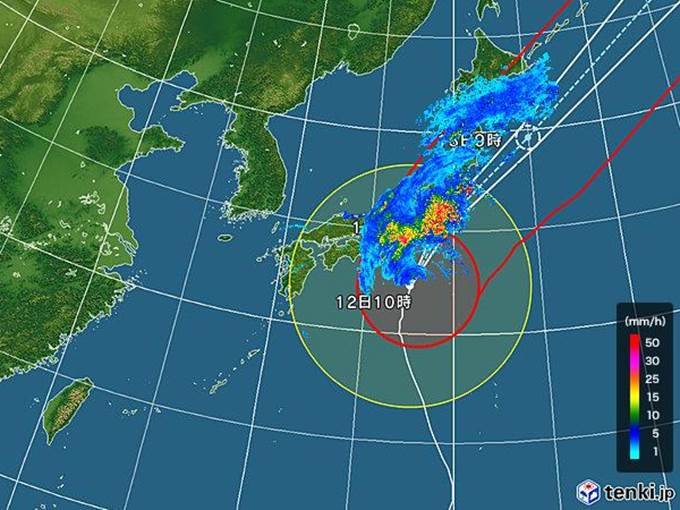 広く大雨・洪水警報