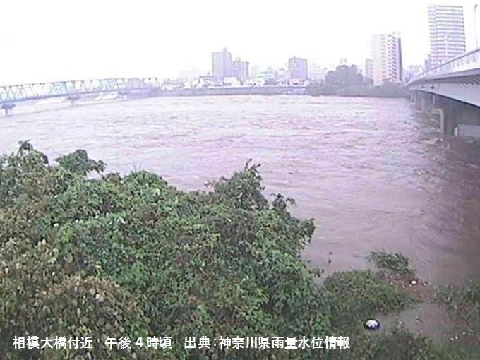 相模川、菊川、入間川、千曲川、浅川　氾濫の恐れ
