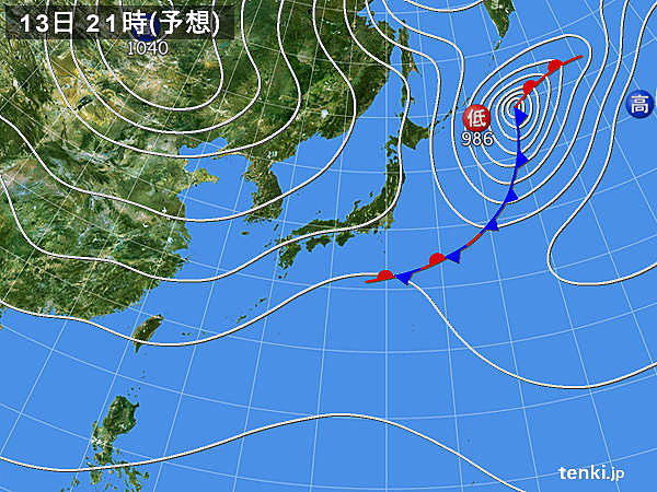 台風一過の青空でも　引き続き厳重警戒を
