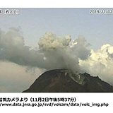 鹿児島県の薩摩硫黄島で噴火が発生