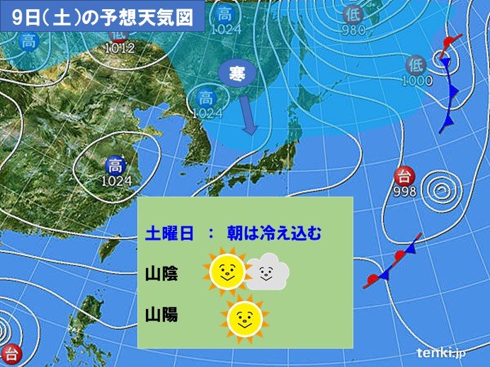 土曜日　絶好の行楽日和