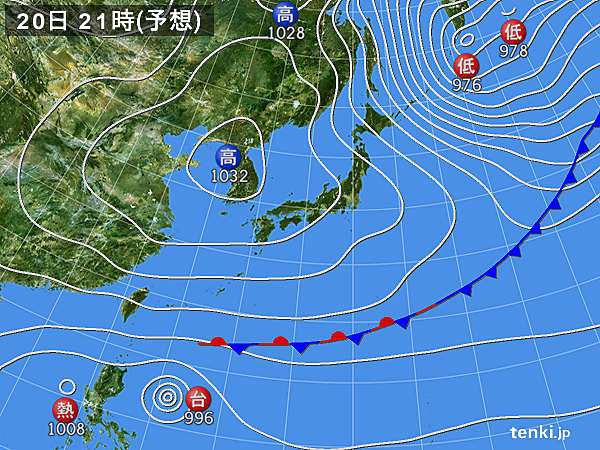 20日　師走並みの寒さ　今季一番も