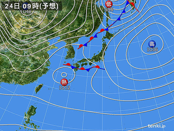 台風が熱帯低気圧に変わっても　西日本で大雨に注意