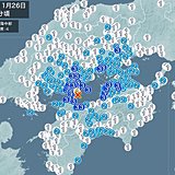 愛媛県で震度4の地震　震源地は瀬戸内海中部