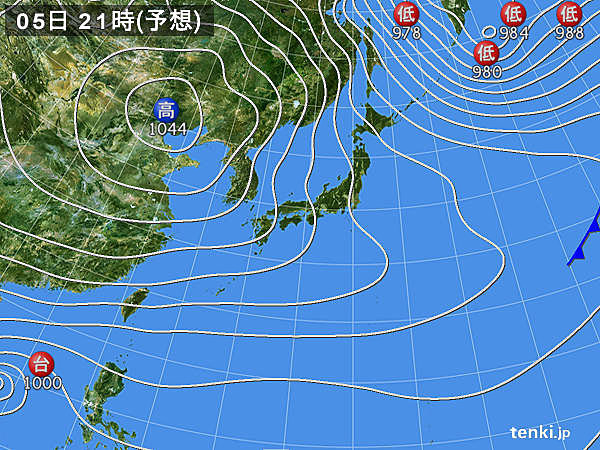 5日　日本海側は断続的に雪　今年一番の積雪に