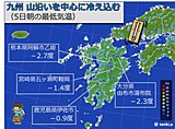 九州 週末にかけて寒さ続く