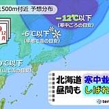 8日　関東～西は日差しホッ　北の寒気は寒中並み