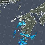 九州でジワジワと雨　この雨雲は明日にかけて関東まで