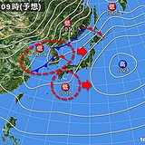 明日17日　九州から北海道で雨　11月並みの気温も