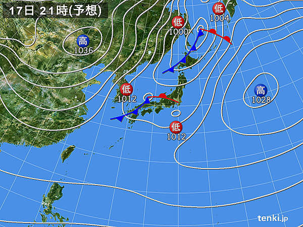 傘の出番　北海道も雨