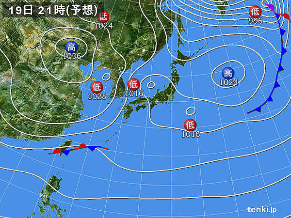 きょうの天気　全国的に雨雲かかりやすい