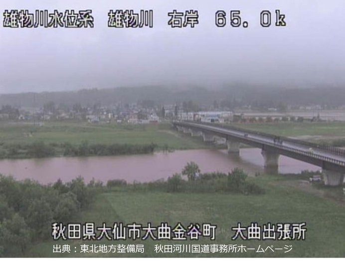 秋田など東北北部で記録的大雨