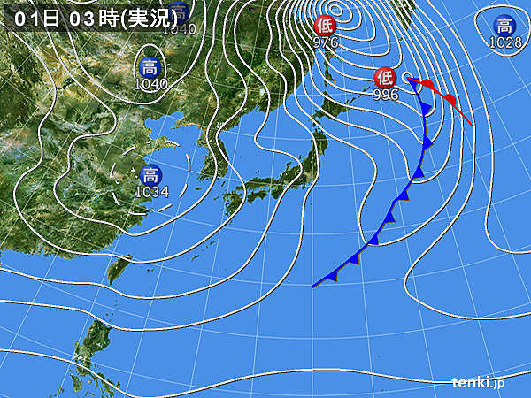 北海道・東北　猛吹雪や暴風が続く