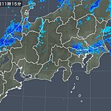 関東の雨　昼過ぎまで　夜は北風冷たく