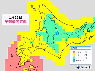 北海道 3月並みの気温も