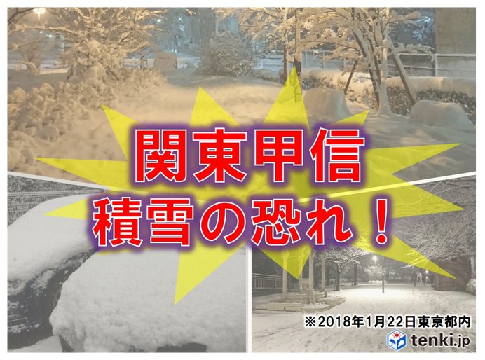 大雪に関する関東甲信地方気象情報