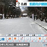 札幌　少雪記録続く　1月は史上4位の少なさか