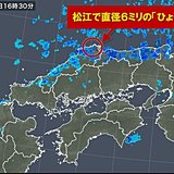 松江で直径6ミリの「ひょう」を観測