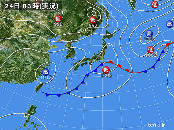 24日　急な雷雨　熱中症に注意