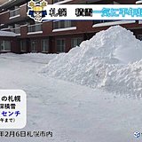 一気に平年超え　札幌で20年ぶりのドカ雪!
