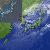 西日本に強い寒気　山陰付近で雪雲発達　落雷も