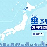 20日　お帰り時間の傘予報