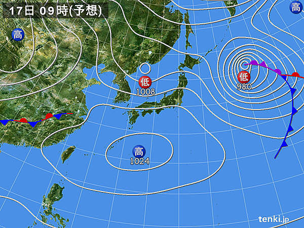 あす　再び寒気が流れ込む