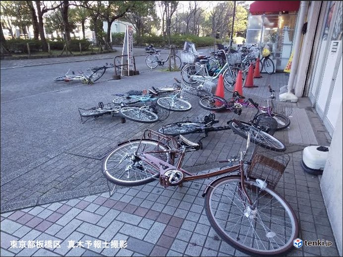 北風強く 東京都心で最大瞬間風速24 3メートル 日直予報士 年03月16日 日本気象協会 Tenki Jp