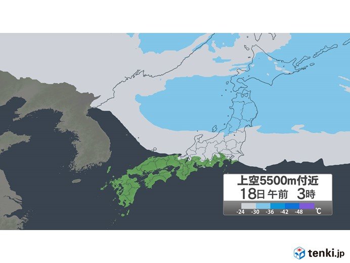 18日(水)　北陸は昼前まで天気急変に注意