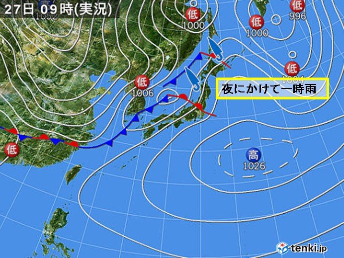 北海道　3月末～4月初めは気温が上昇