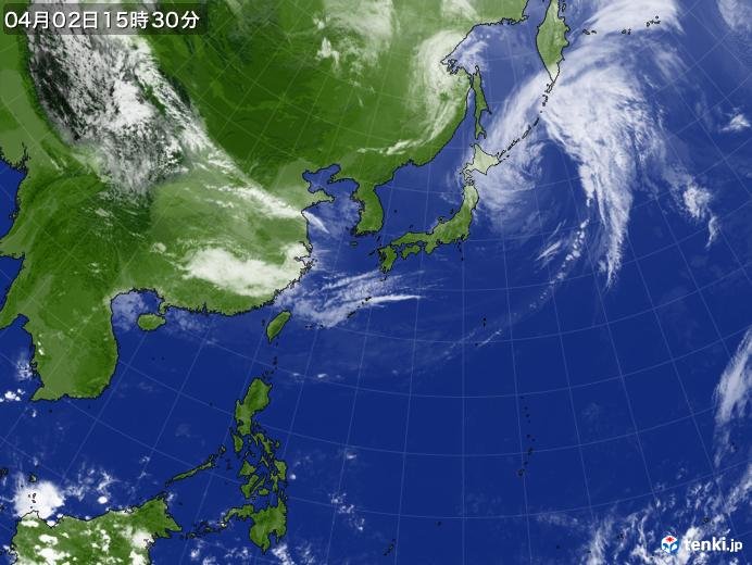 台風の発生　未だなし