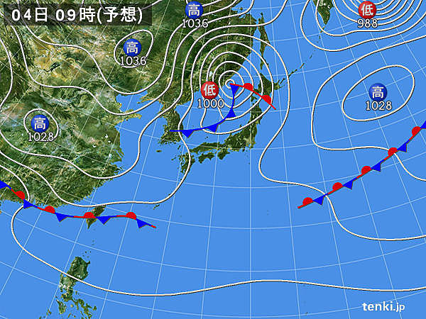4日(土)　日差したっぷり　初夏の陽気の所も