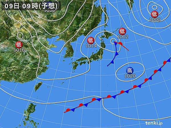 あすの天気