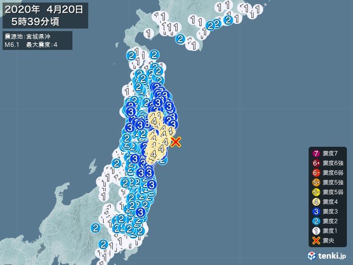 宮城 県 地震