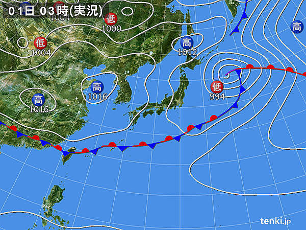 1日　広く晴れ　関東以西は暑さが戻る