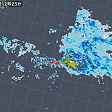 沖縄に発達した雲　非常に激しい雨・落雷・突風に注意