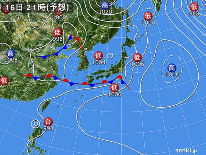 きょうの天気　九州や伊豆諸島で大雨のおそれ