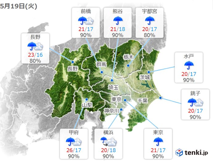 気温は朝からあまり上がらず