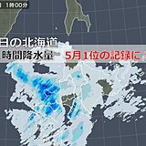 強くないけど一番強い?　北海道で5月1位の雨