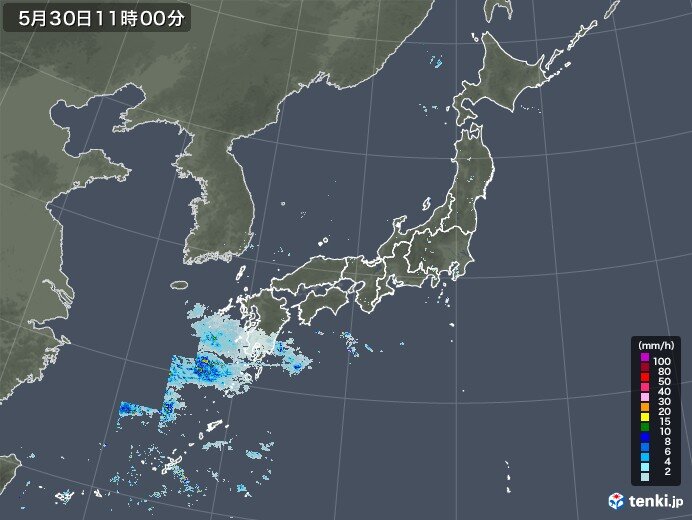 九州南部　梅雨入り